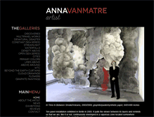 Tablet Screenshot of annavanmatre.com